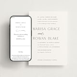 "Classic Chic" - Wedding Website in Pearl by Shirley Lin Schneider - Match Your Stationery