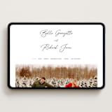 "Belle Romance" - Wedding Website in Onyx by Katherine Moynagh - Desktop Design