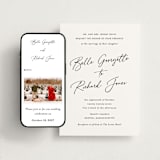 "Belle Romance" - Wedding Website in Onyx by Katherine Moynagh - Match Your Stationery