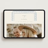 "Florence" - Wedding Website in Sky by Kelly Watkins - Desktop Design