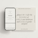 "Modernique" - Wedding Website in Stone by Ashlee Townsend - Match Your Stationery