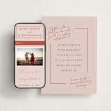 "Jot" - Wedding Website in Peach Cream by Snow and Ivy - Match Your Stationery