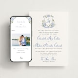 "SweetHearts" - Wedding Website in Periwinkle by Design Lotus - Match Your Stationery