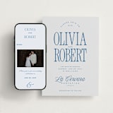 "Riviera" - Wedding Website in Ocean by Kelly Schmidt - Match Your Stationery