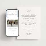 "Boulevard" - Wedding Website in French Blue by Megan Davis - Match Your Stationery