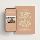 "Sienna" - Wedding Website in Salmon by Ellen Schlegelmilch - Match Your Stationery