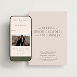 "Fero" - Wedding Website in Blush by Pati Cascino - Match Your Stationery