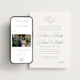"Aristocratic" - Wedding Website in Sky by Creo Study - Match Your Stationery