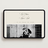 "Old Fashioned" - Wedding Website in Night by Ani Somi - Desktop Design