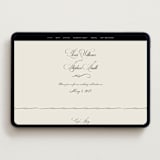 "Old Fashioned" - Wedding Website in Night by Ani Somi - Desktop Design