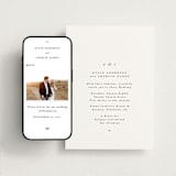 "traditional love story" - Wedding Website in Black Tie by Phrosné Barwood - Match Your Stationery