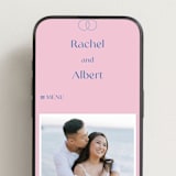 "Connected" - Wedding Website in Marseille by Claudia Orengo - Mobile Layout