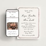 "Handwritten" - Wedding Website in Wine by Cass Loh - Match Your Stationery