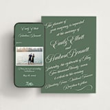 "Enchanted" - Wedding Website in Garden by Alston Foster - Match Your Stationery
