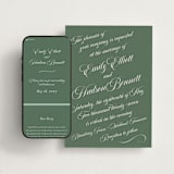"Enchanted" - Wedding Website in Garden by Alston Foster - Match Your Stationery