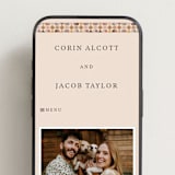 "prairie patchwork quilt" - Wedding Website in Autumn by Jessica Yeo - Mobile Layout