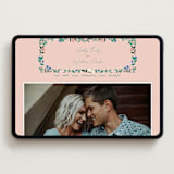 "Le Jardin" - Wedding Website in Petal by Elly - Desktop Design