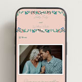 "Le Jardin" - Wedding Website in Petal by Elly - Mobile Layout