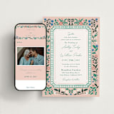 "Le Jardin" - Wedding Website in Petal by Elly - Match Your Stationery