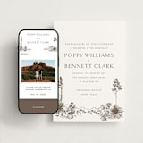 "Rancho" - Wedding Website in Pecan by Megan Davis - Match Your Stationery