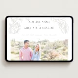 "Au Jardin" - Wedding Website in Opal by Rochelle Renee - Desktop Design
