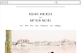 "Between the Lines" - Wedding Website in Blazer by Fine and Dandy Paperie - Desktop Design