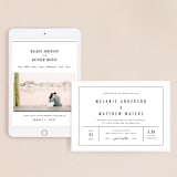 "Between the Lines" - Wedding Website in Blazer by Fine and Dandy Paperie - Match Your Stationery