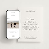 "Elegant" - Wedding Website in Soft Black by Kelsey Walker - Match Your Stationery