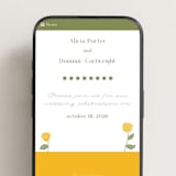 "cottage flowers" - Wedding Website in Dandelion by Jessica Yeo - Mobile Layout