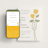 "cottage flowers" - Wedding Website in Dandelion by Jessica Yeo - Match Your Stationery