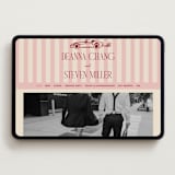 "Thompson" - Wedding Website in Rose by Jennifer Lew - Desktop Design