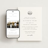 "Aspen Knoll" - Wedding Website in Cotton by Amy Kross - Match Your Stationery