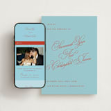 "Vivid" - Wedding Website in Sky by Kelly Watkins - Match Your Stationery