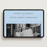 "Tarte Tatin" - Wedding Website in Sky by Blustery August - Desktop Design