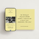 "The Eternal" - Wedding Website in Butter by Helena Vitto - Match Your Stationery