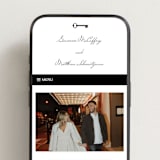 "Hotel" - Wedding Website in Ivory by Studio Suku - Mobile Layout