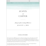 "Old Post Road" - Wedding Website in Sea Salt by Jennifer Wick - Guest Management