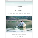 "Old Post Road" - Wedding Website in Sea Salt by Jennifer Wick - Mobile Layout