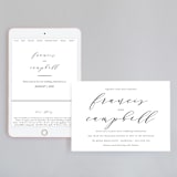 "Simple Elegance" - Wedding Website in Tuxedo by Phrosné Barwood - Match Your Stationery