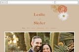 "boho desert" - Wedding Website in Sand by Cass Loh - Desktop Design