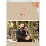 "boho desert" - Wedding Website in Sand by Cass Loh - Mobile Layout