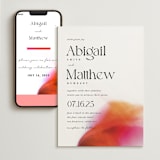 "Flamenco" - Wedding Website in Hibiscus by Catherine Culvenor - Match Your Stationery