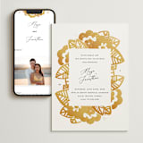 "Sparks" - Wedding Website in Sunshine by Corie Page - Match Your Stationery