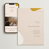 "Trust" - Wedding Website in Ochre by Wendy Chung - Match Your Stationery