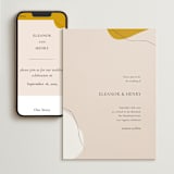 "Trust" - Wedding Website in Ochre by Wendy Chung - Match Your Stationery