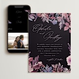"Romantic Florals" - Wedding Website in Violet by Hooray Creative - Match Your Stationery