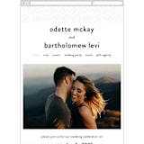"symbol of optimism" - Wedding Website in Blush by Phrosné Barwood - Mobile Layout