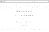 "Soar" - Wedding Website in Cream by Phrosné Barwood - Desktop Design