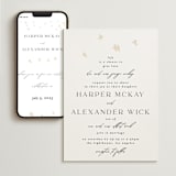 "Soar" - Wedding Website in Cream by Phrosné Barwood - Match Your Stationery