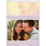 "Amanecer" - Wedding Website in Dawn by Tamara Hilje - Mobile Layout